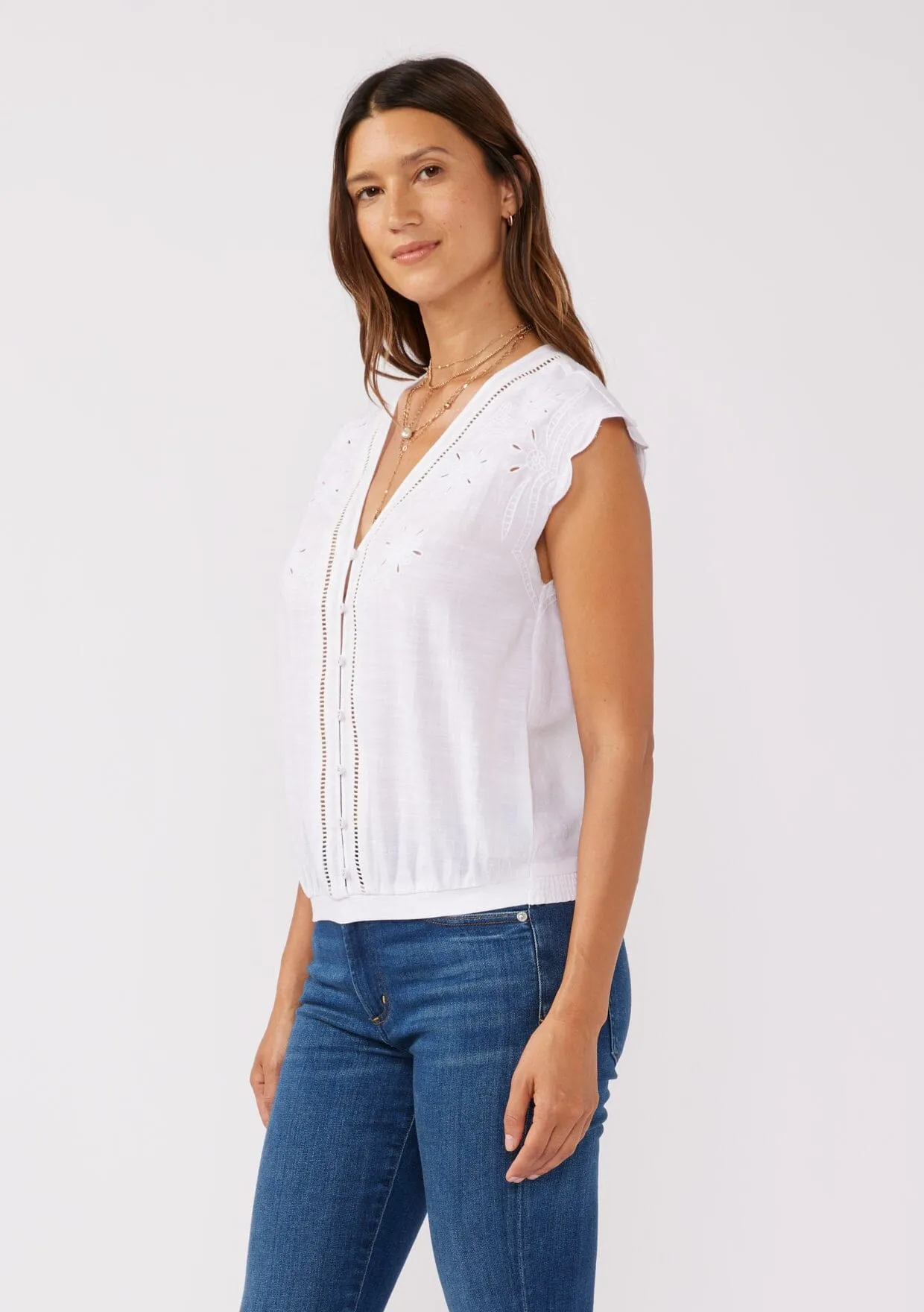 Teresa Embroidered Top