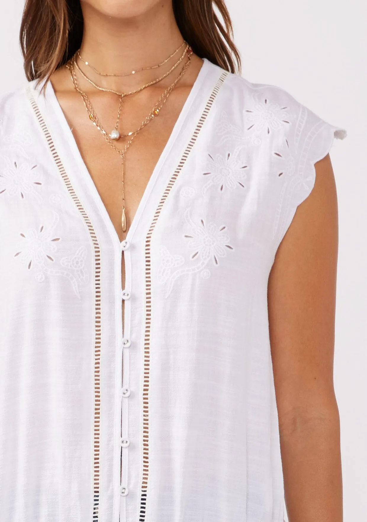 Teresa Embroidered Top