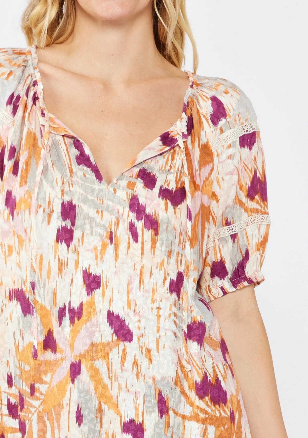 Terra Spice Floral Top