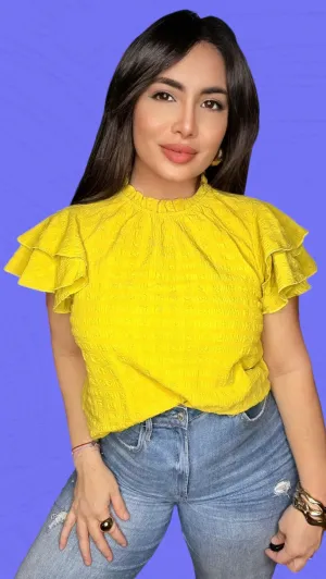 The Juliana Ruffle Top