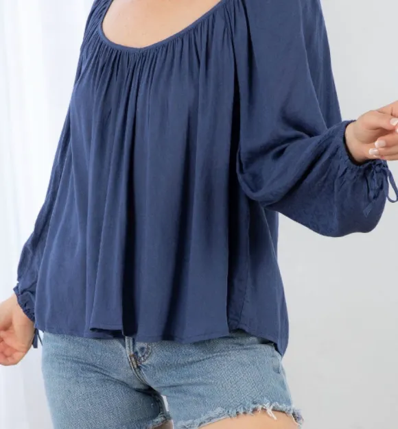 Tie Back Airy Blouse by Lovestitch