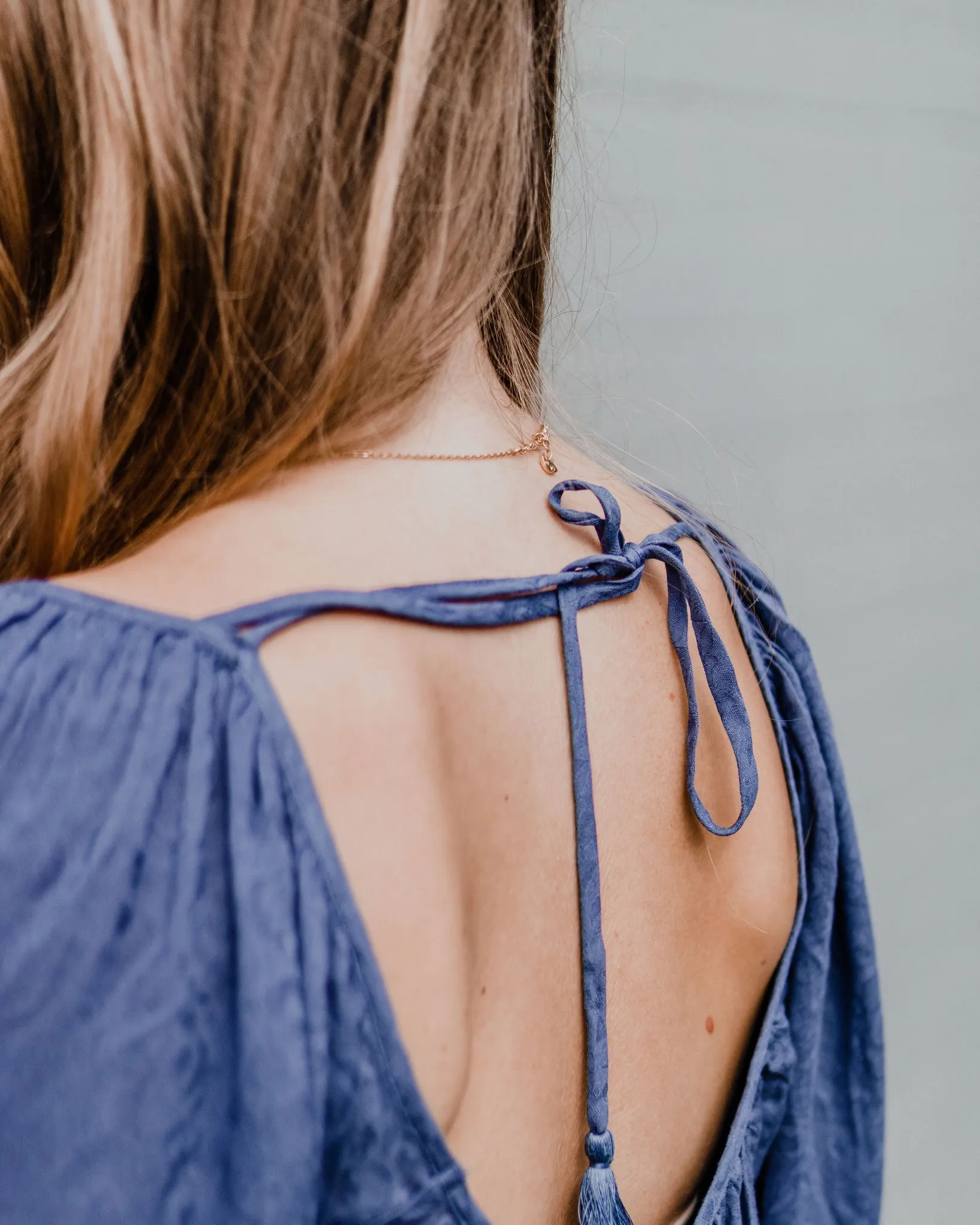 Tie Back Airy Blouse by Lovestitch