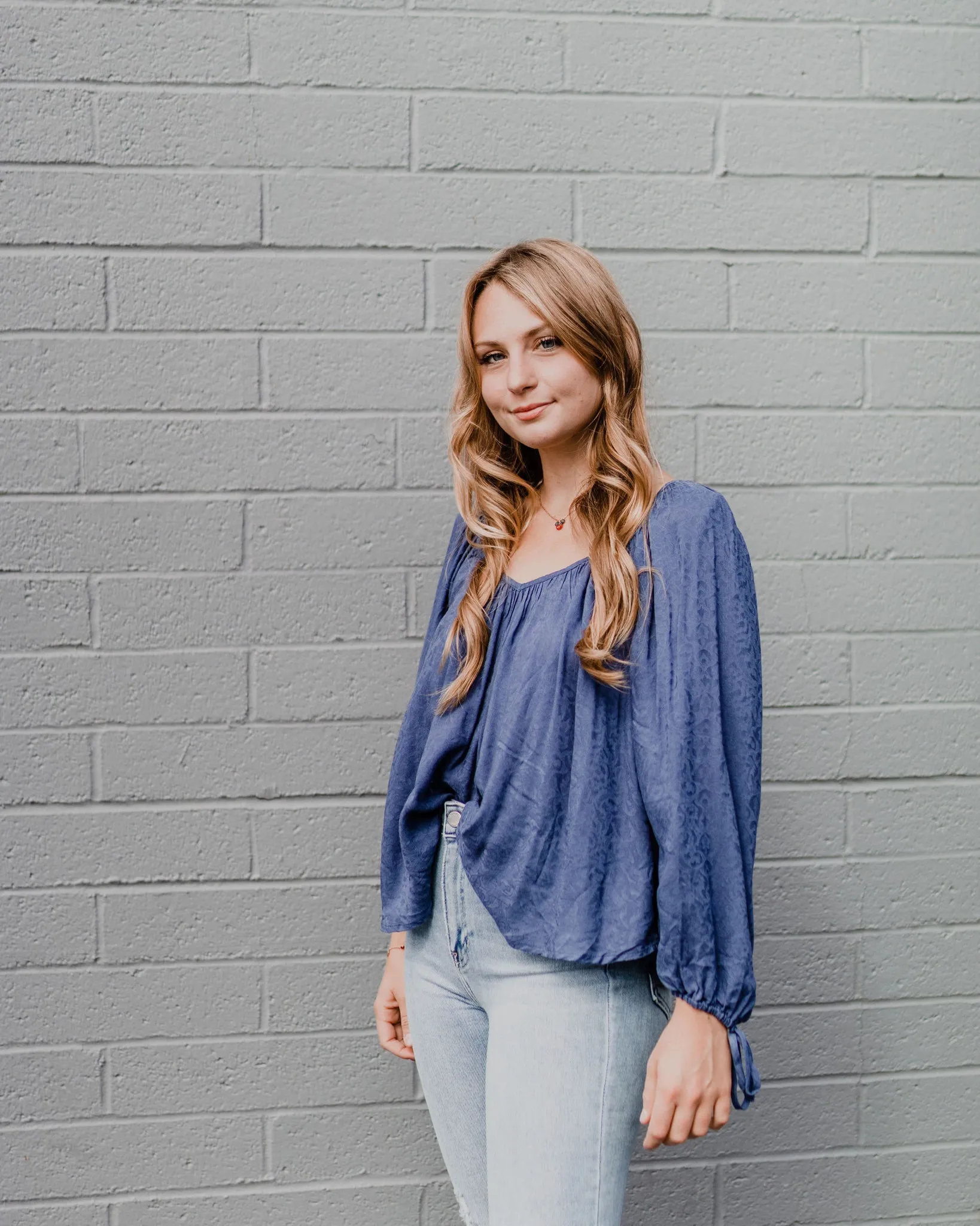 Tie Back Airy Blouse by Lovestitch