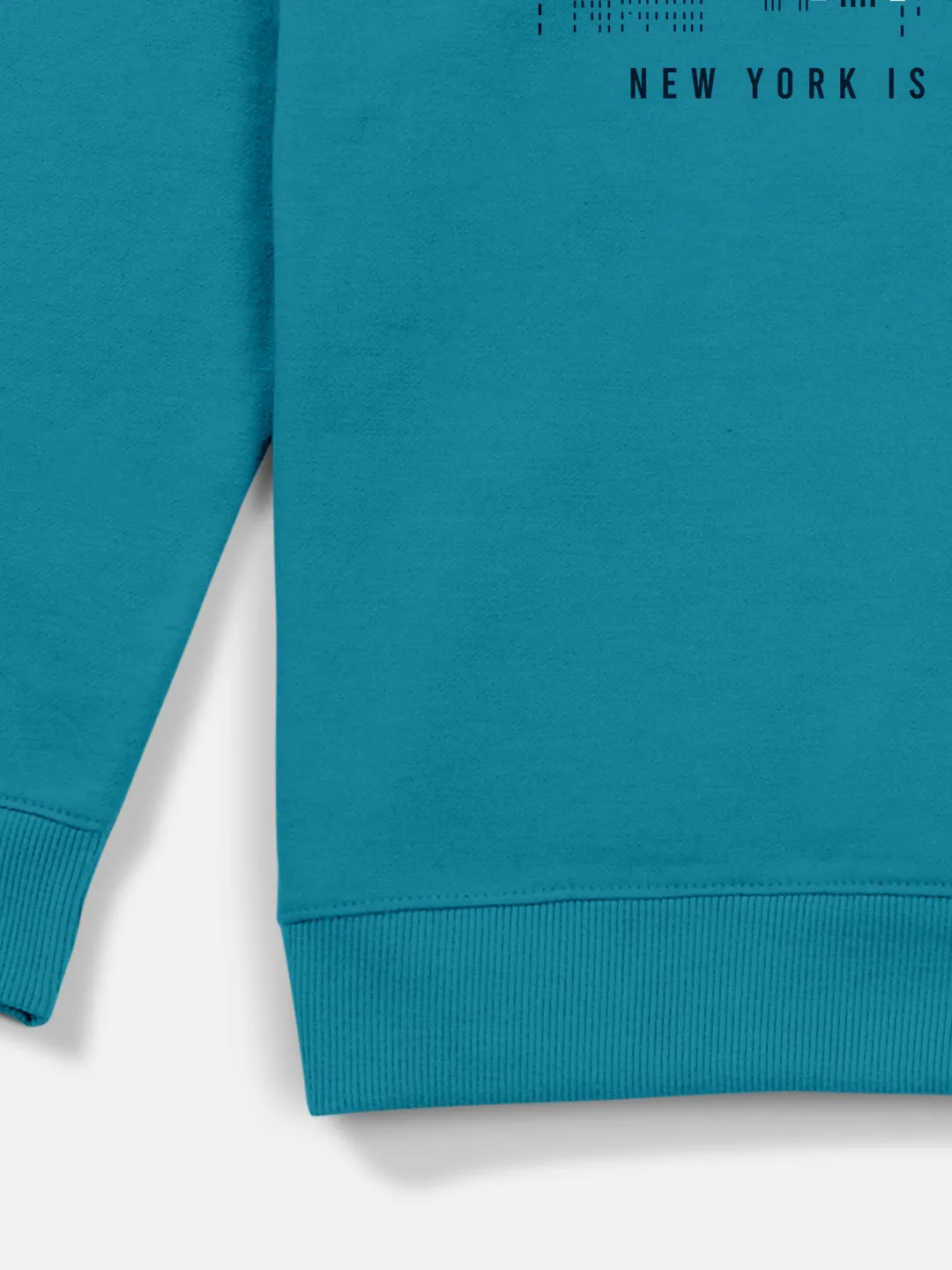 Trendy Turquise Hoodie Sweatshirt for Boys
