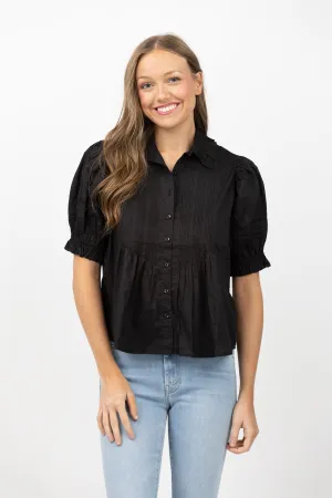 Trovata Jess Blouse in Black