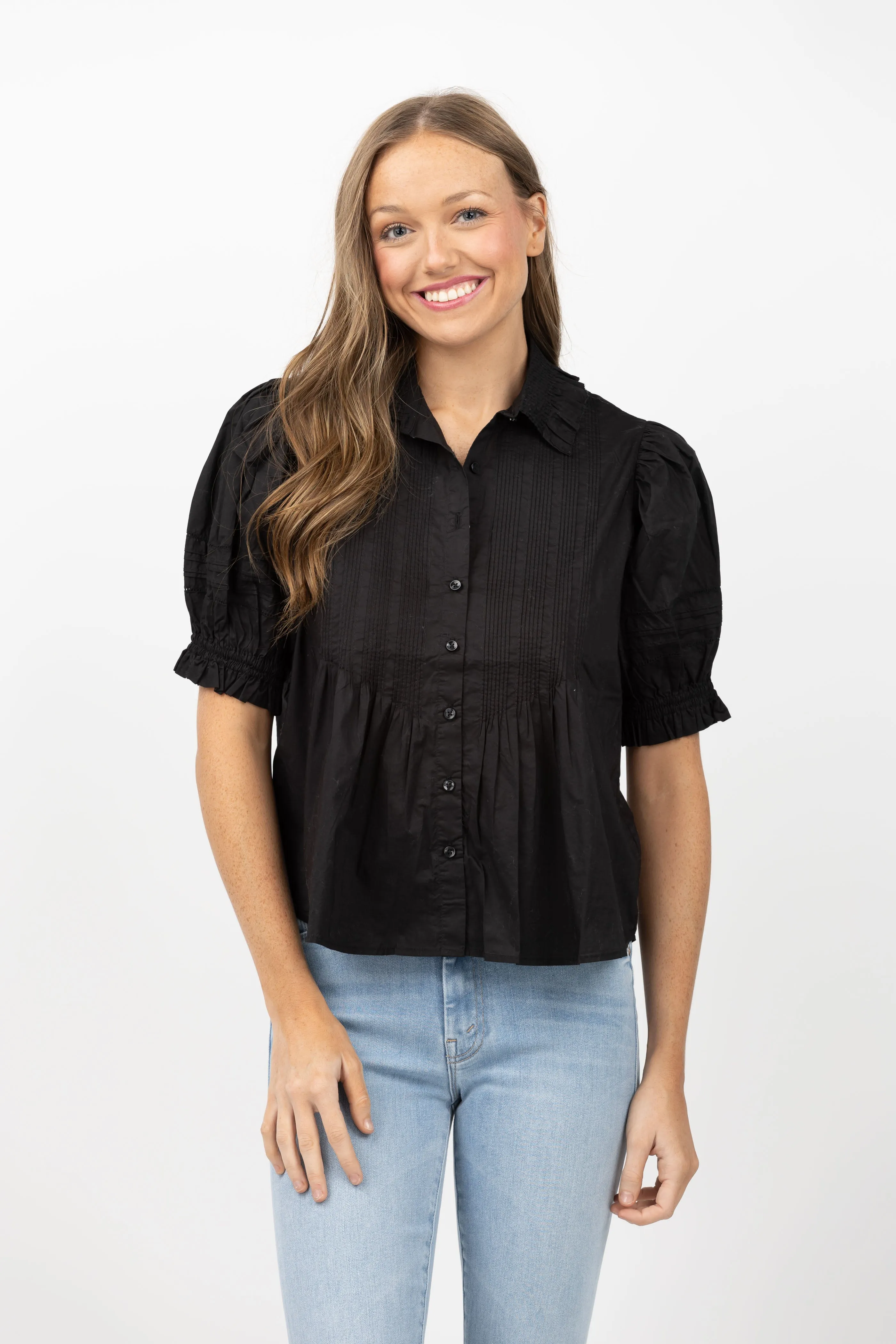 Trovata Jess Blouse in Black