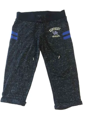 University of Kentucky Colosseum Black & White Speckled WOMENS Capri Pants (M)