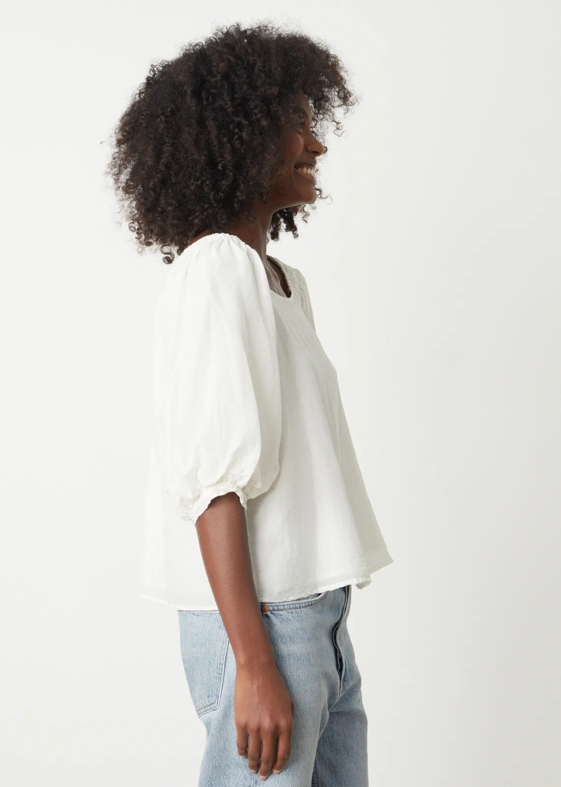 Velvet Jolene Silk Cotton Top