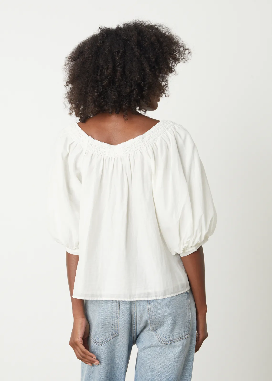 Velvet Jolene Silk Cotton Top