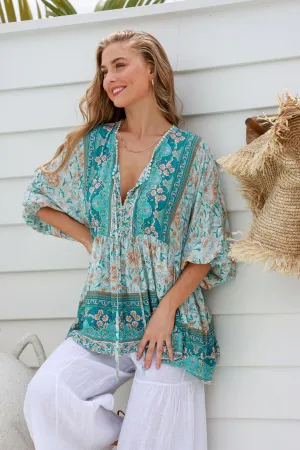 Wanderlust Azure Top