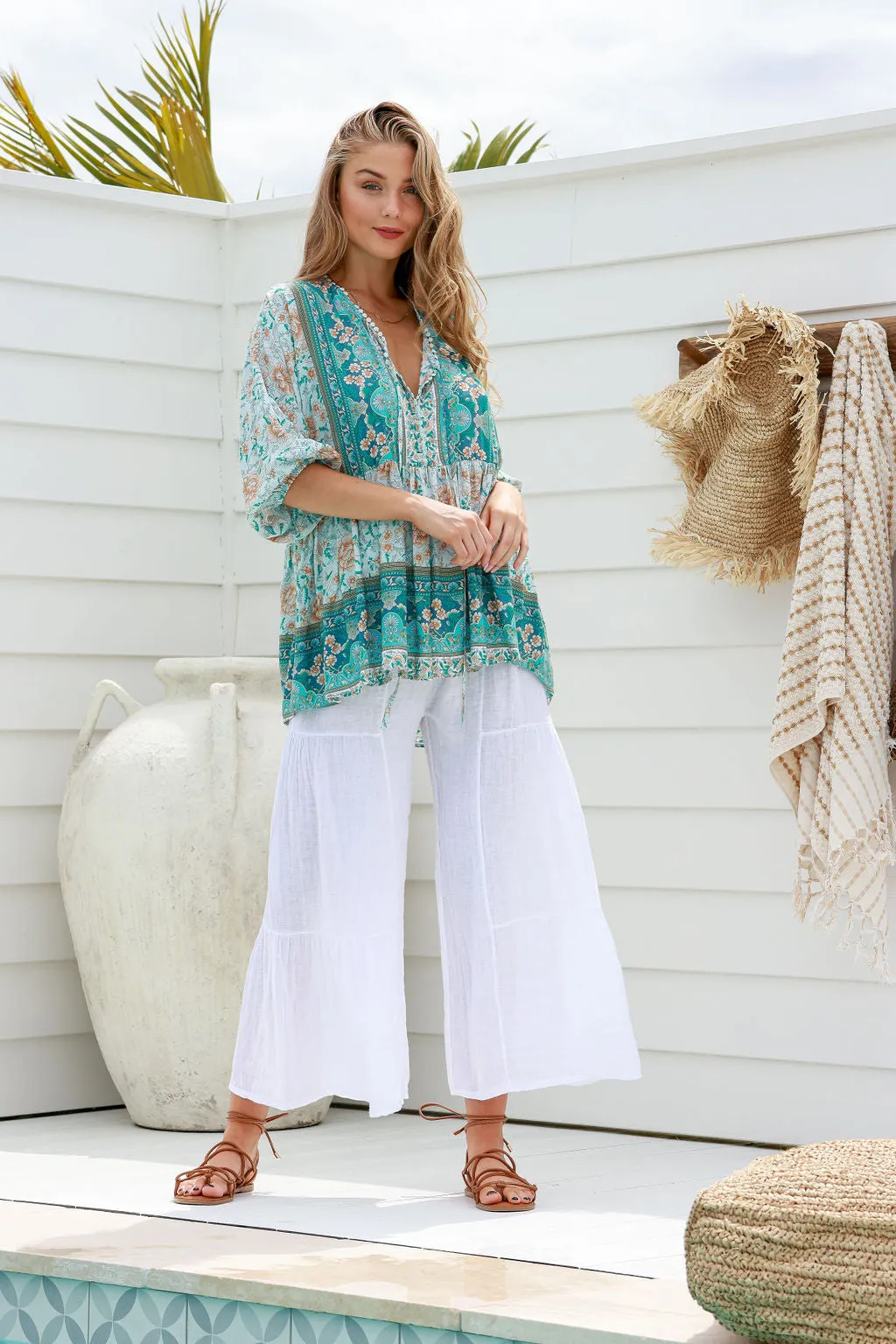 Wanderlust Azure Top