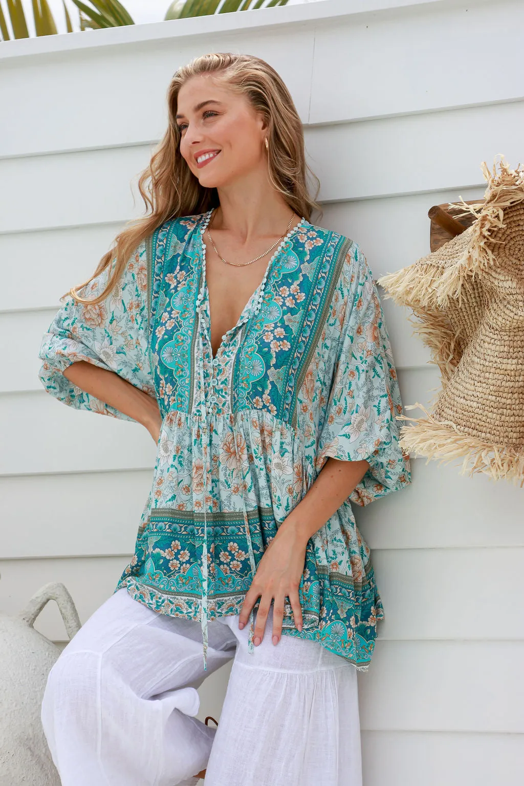 Wanderlust Azure Top