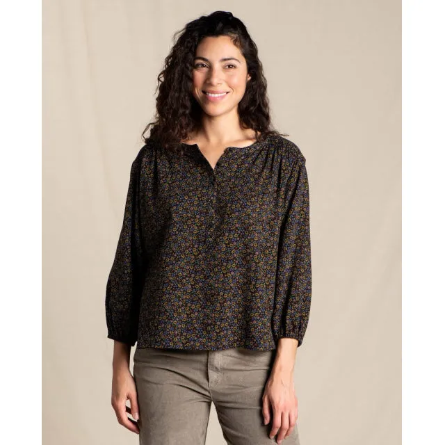 Women's Manzana Long Sleeve Peasant Top