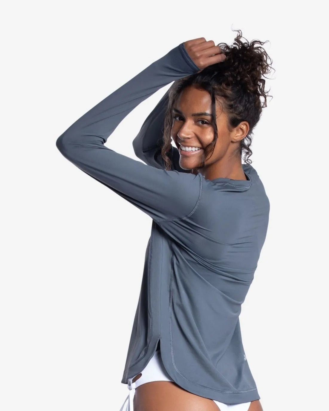 WOMEN'S RELAXED SCALLOP TOP (2015)