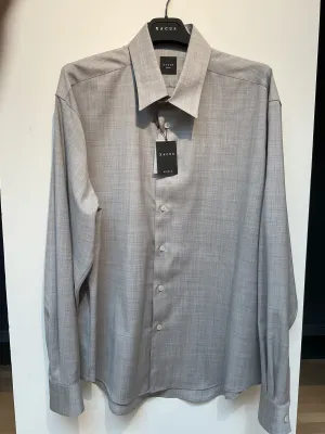 XACUS Wool Shirt Grey