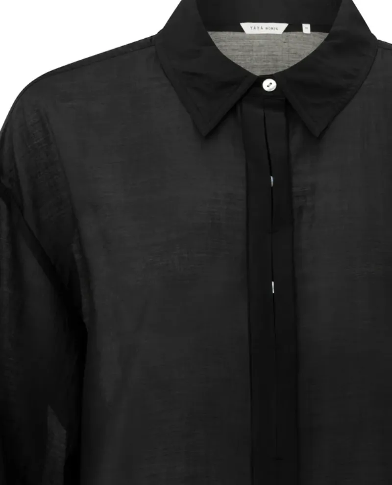 Yaya Phantom Long Sleeve Blouse