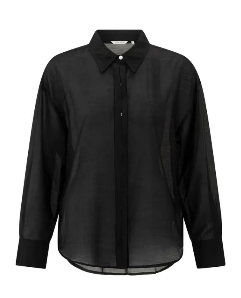 Yaya Phantom Long Sleeve Blouse
